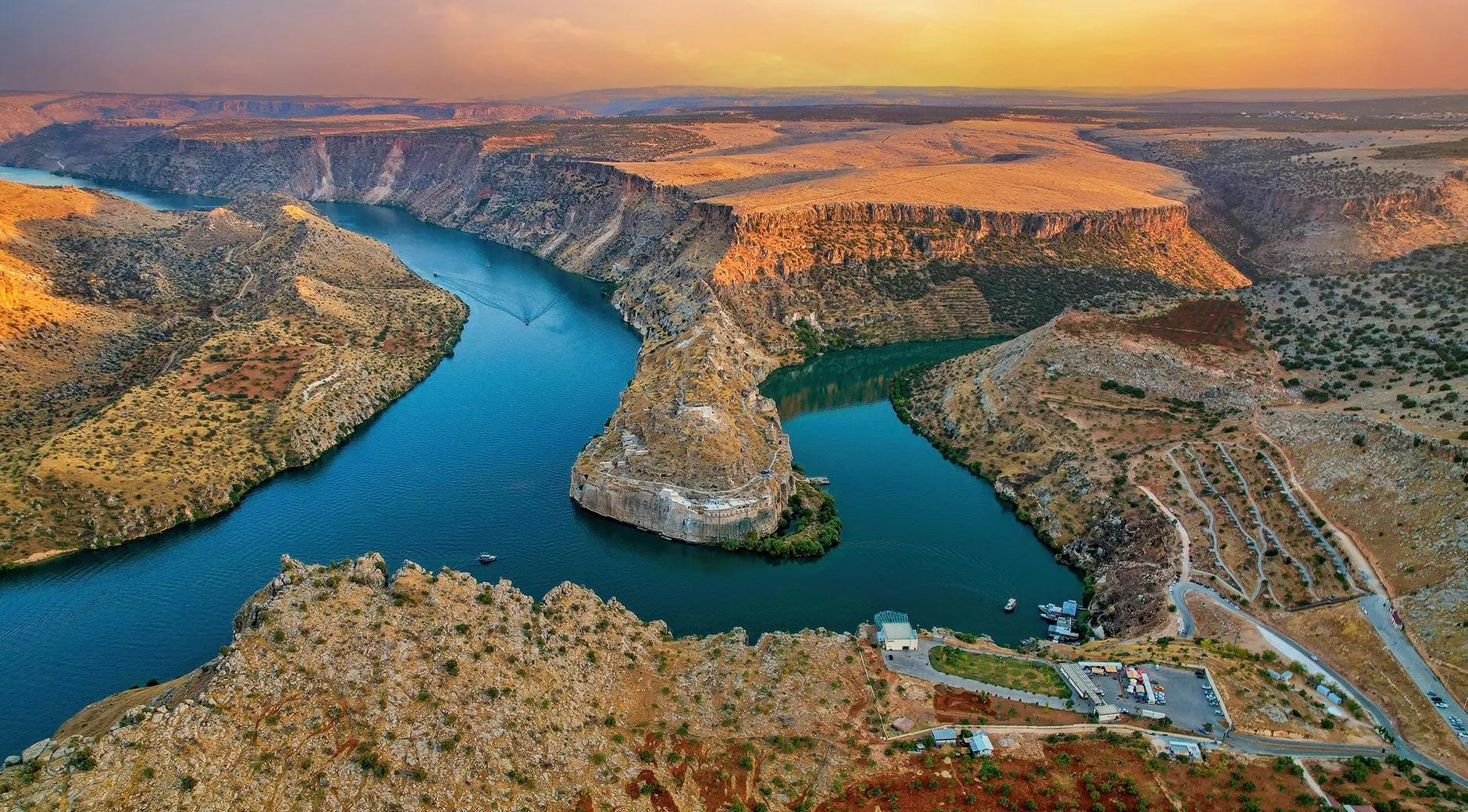 Halfeti and Rumkale Boat Tour Route